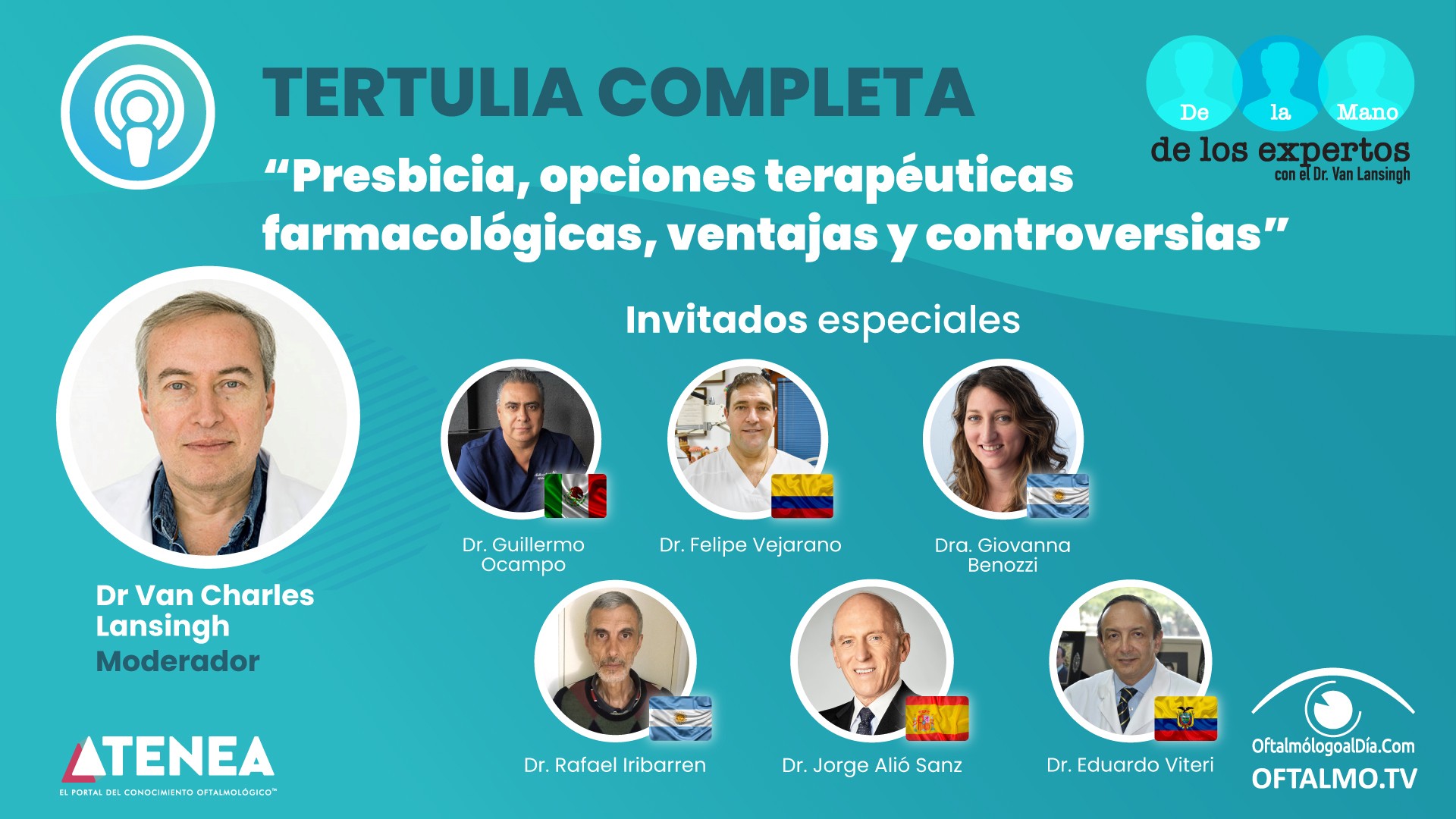 Presbicia, opciones terapéuticas farmacológicas, ventajas y controversias